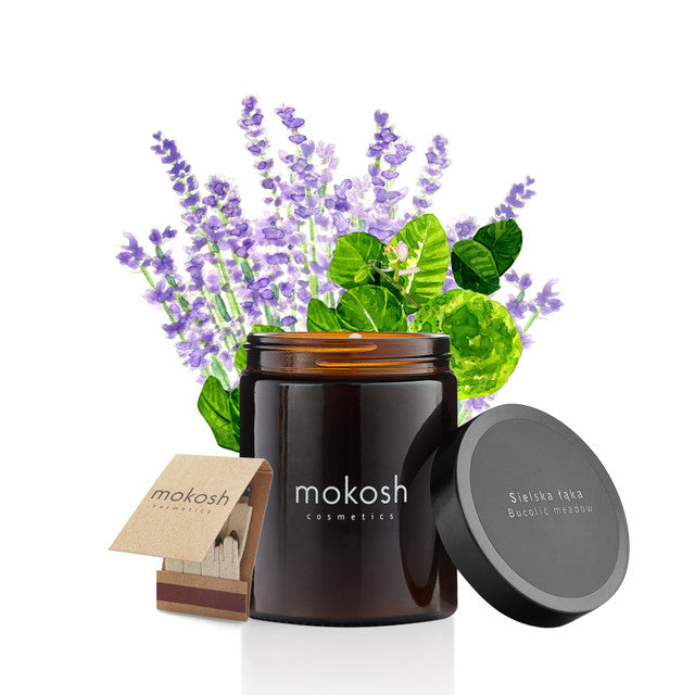 Mokosh | Roślinna świeca sojowa Sielska łąka