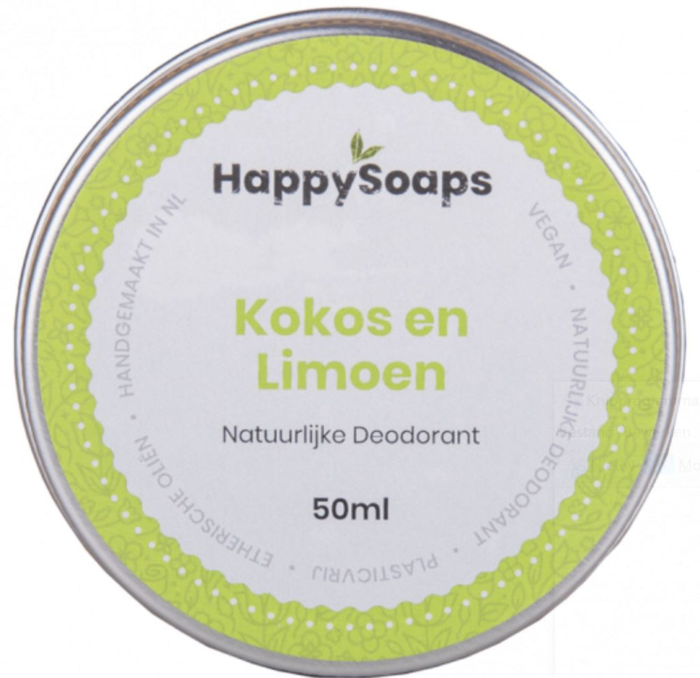 HappySoaps | Naturalny Dezodorant Kokos & Limonka