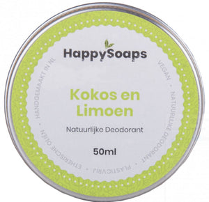 HappySoaps | Natuurlijke Deodorant Kokos & Limoen