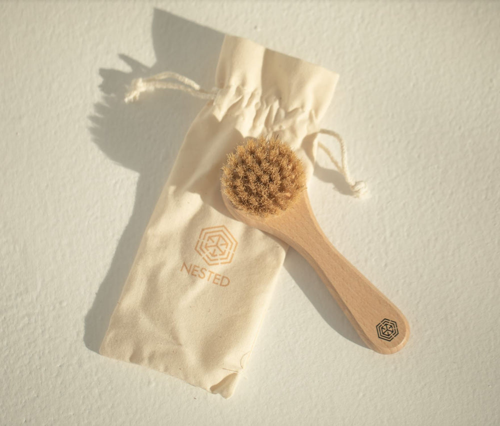 Nested | Massage Dry Brush for Face & Neck