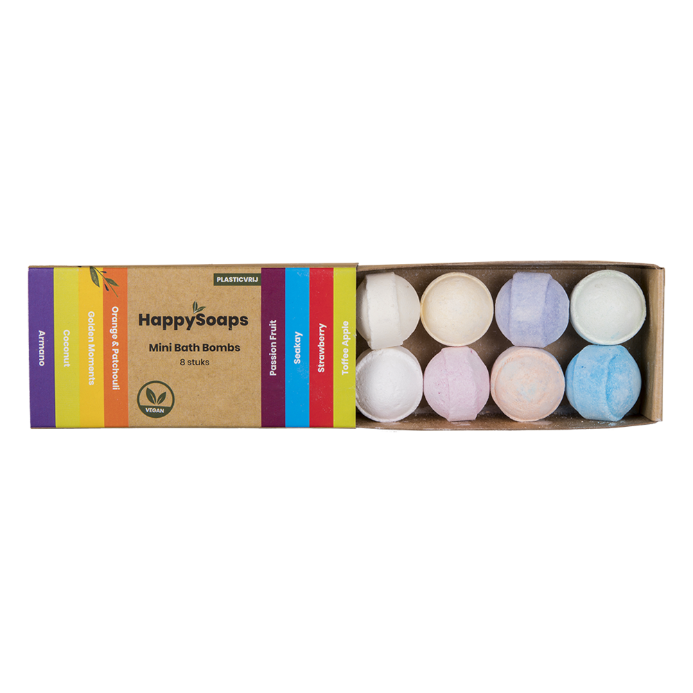 HappySoaps | Mini Bath Bombs Tropical Fruits