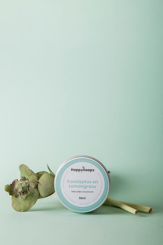 HappySoaps | Naturalny dezodorant z Eukaliptusem i Trawą Cytrynową