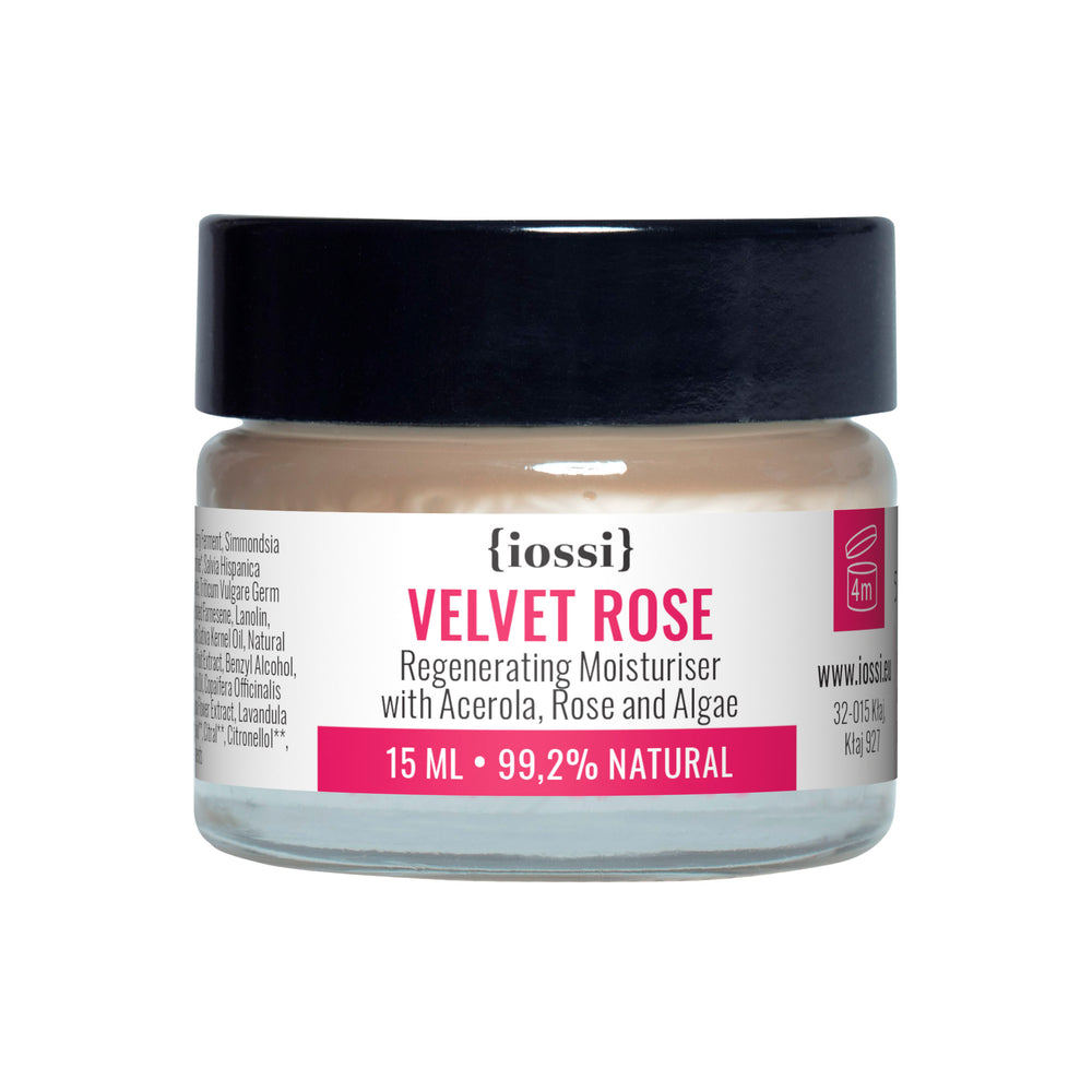 IOSSI | Regenerujący krem ​​do twarzy Velvet Rose 15ml