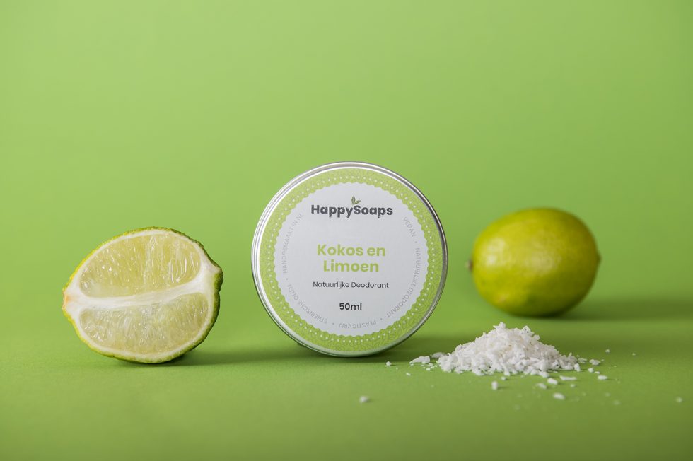 HappySoaps | Naturalny Dezodorant Kokos & Limonka